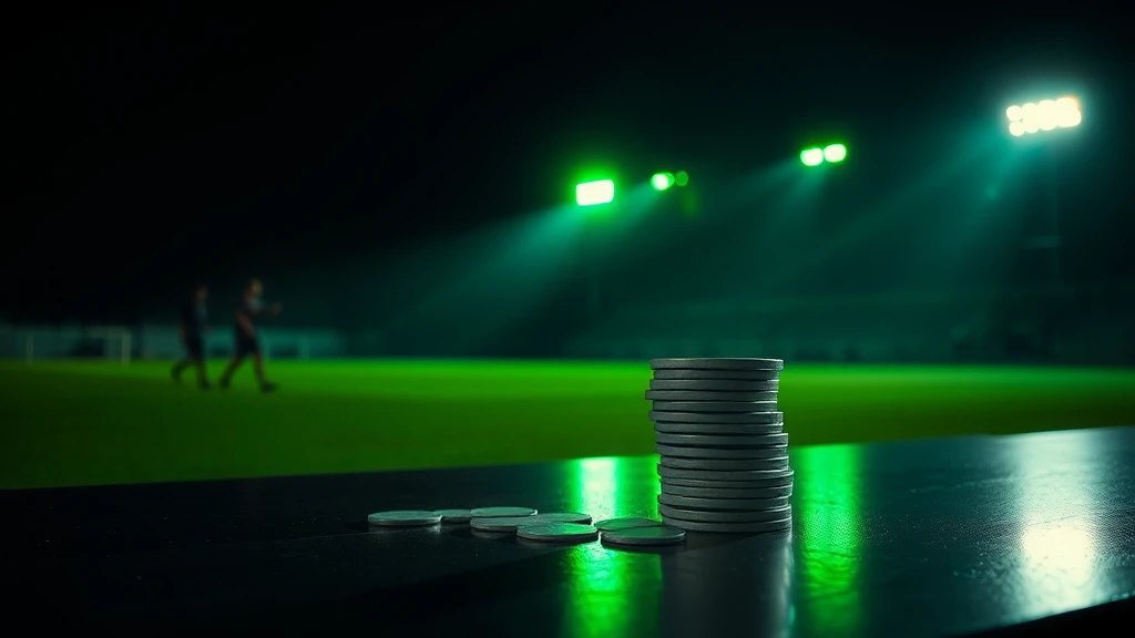 A toppling stack of plain discs on a dark table