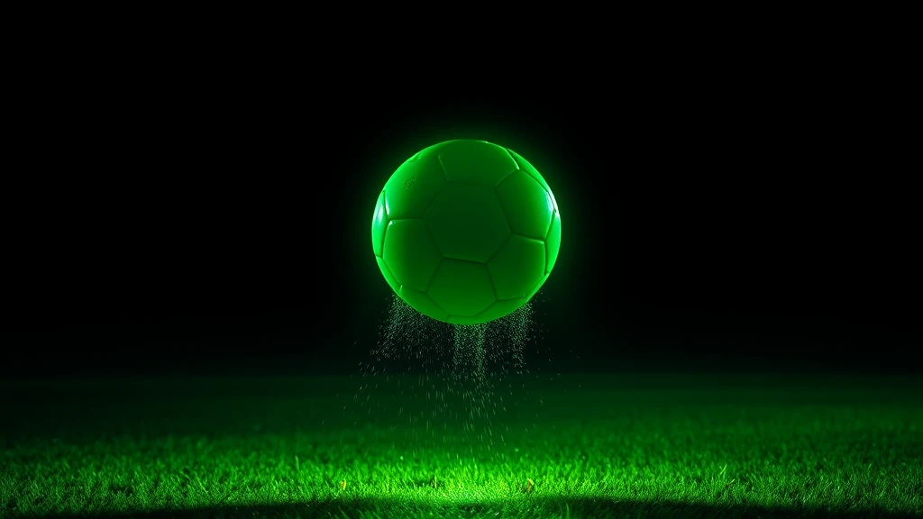 A ball suspended inside a glowing ring of light