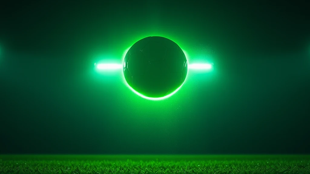 A ball suspended inside a glowing ring of light